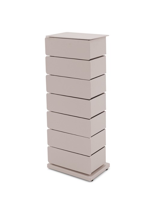 Spinder Joey 7 opbergkast 98,5 x 37 x 26 cm - detail 2 taupe