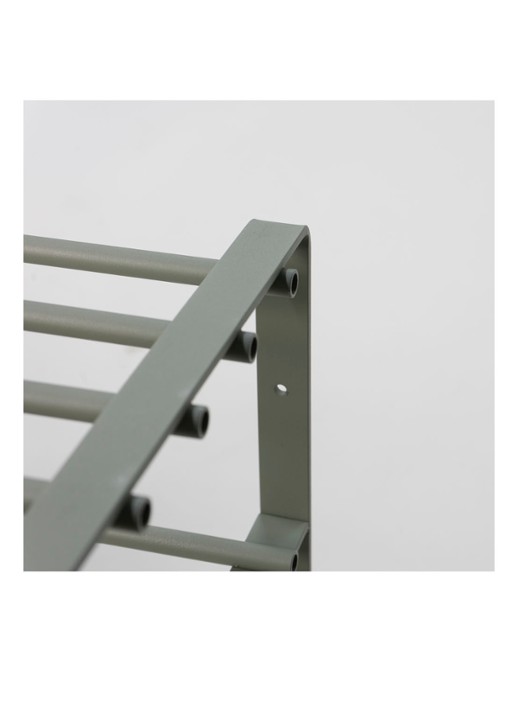 Spinder REX SR 2 dubbel schoenenrek - detail 3 lindegroen