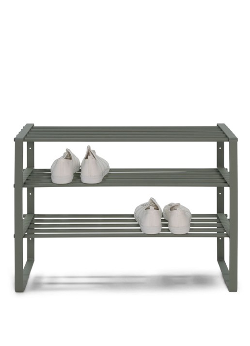 Spinder REX SR 2 dubbel schoenenrek - voorkant 2 lindegroen