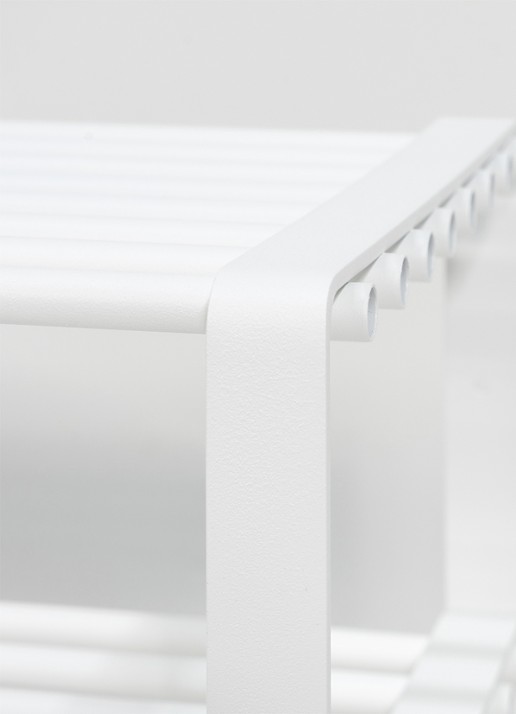 Spinder Rex SR 2 schoenenrek 100 cm - detail 2 wit