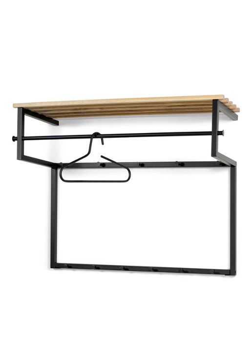 Spinder Rizoli XL kapstok 100 cm - voorkant 5 zwart