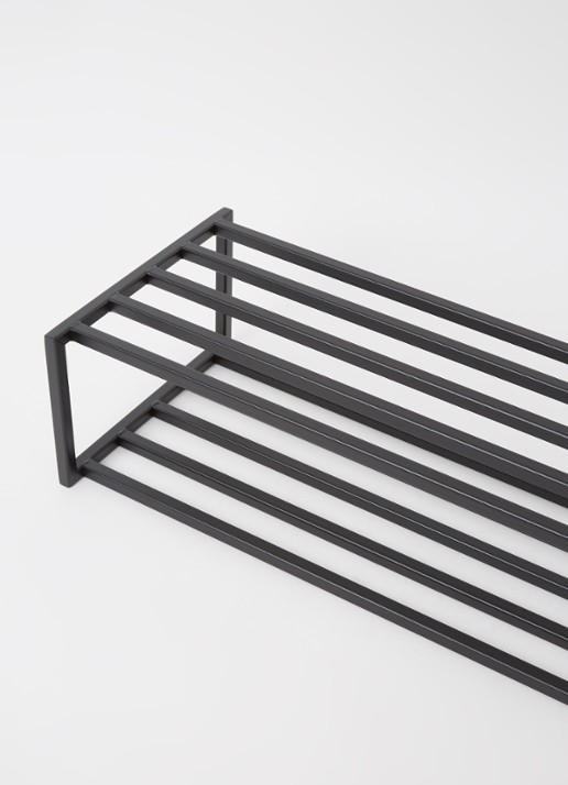 Spinder School 120 schoenenrek 118 cm - detail zwart
