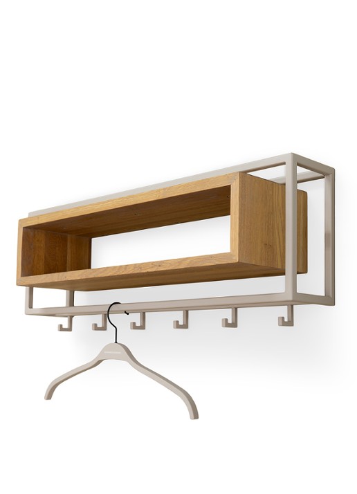 Spinder School 80 wandkapstok
