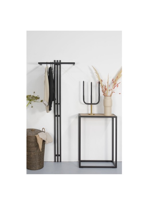 Spinder Senza kapstok 65 cm - voorkant 2 zwart