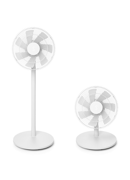 Stadler Form Finn Mobile oplaadbare vloer- en tafelventilator 95,4 cm - detail wit