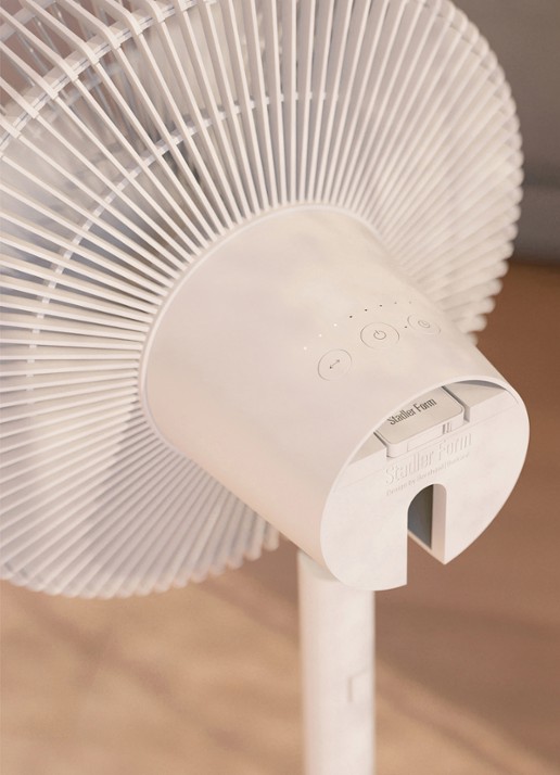 Stadler Form Finn Mobile oplaadbare vloer- en tafelventilator 95,4 cm - detail 4 wit