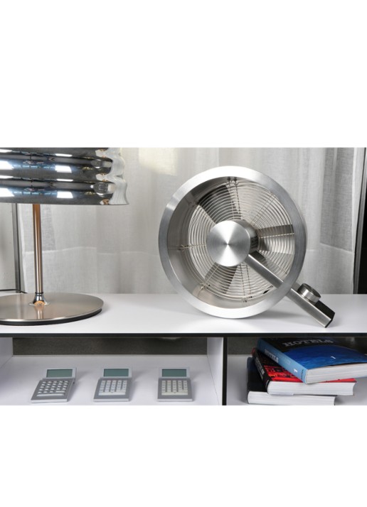 Stadler Form Q vloerventilator, 36 cm hoog - detail 3 zilver