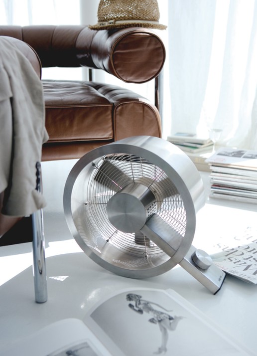 Stadler Form Q vloerventilator, 36 cm hoog - voorkant 6 zilver
