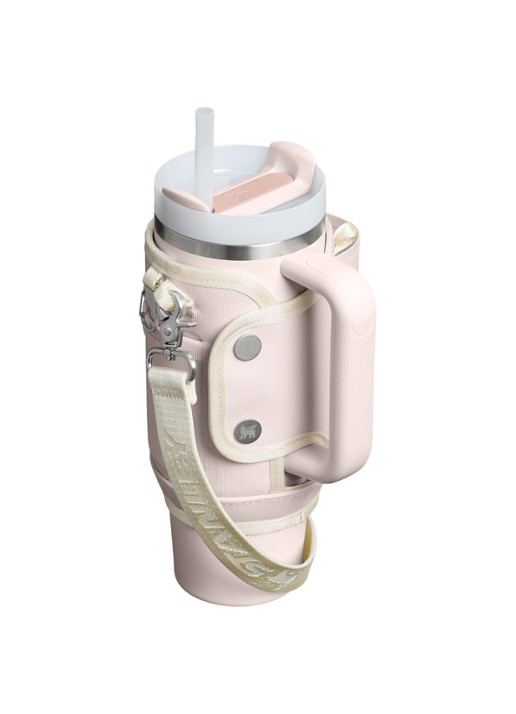 Stanley All-Day Quencher Carry-All crossbodytas voor 1,18 liter thermosfles - detail lichtroze