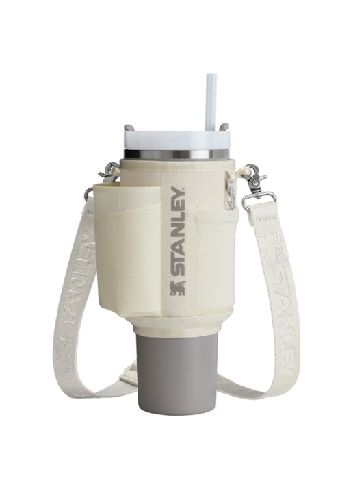 Stanley De All-Day Quencher® Carry-All crossbodytas voor 1,18 liter thermofles - voorkant 2 cream / beige