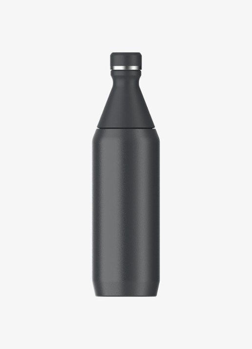 Stanley De All Day Slim waterfles 0,6 liter - achterkant 3 black gloss / zwart