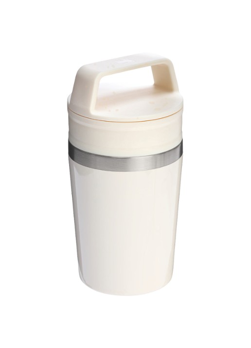 Stanley De Café-To-Go Travel thermosbeker 0,23 liter - achterkant cream gloss / gebroken wit