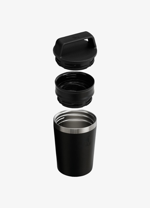 Stanley De Café-To-Go Travel thermosbeker 0,23 liter - voorkant 2 black / zwart