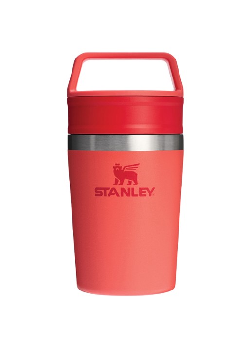 Stanley De Café-To-Go Travel thermosbeker 0,23 liter - voorkant hot coral / koraalrood