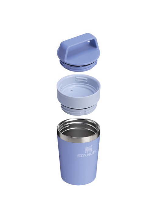 Stanley De Café-To-Go Travel thermosbeker 0,23 liter - voorkant 3 hydrangea / lila