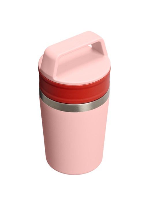 Stanley De Café-To-Go Travel thermosbeker 0,23 liter - achterkant 4 zalmroze