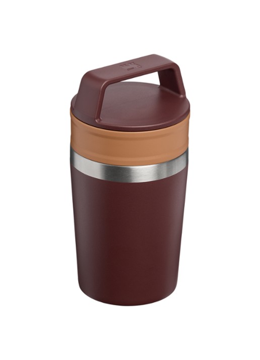 Stanley De Café-To-Go Travel thermosbeker 0,23 liter - achterkant donkerbruin