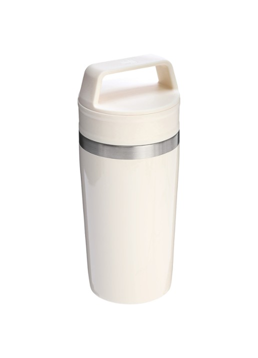 Stanley De Café-To-Go Travel thermosbeker 0,35 liter - achterkant cream gloss / gebroken wit