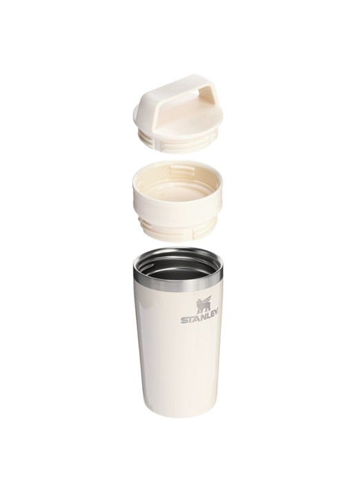 Stanley De Café-To-Go Travel thermosbeker 0,35 liter - voorkant 3 cream gloss / gebroken wit
