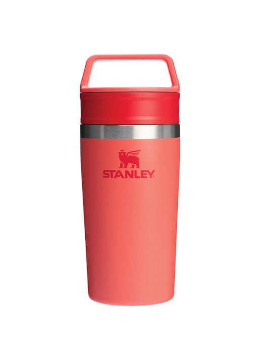Stanley De Café-To-Go Travel thermosbeker 0,35 liter - voorkant hot coral / koraalrood
