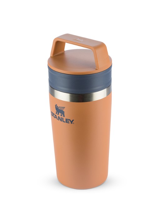 Stanley De Café-To-Go Travel thermosbeker 0,35 liter - achterkant oranjebruin
