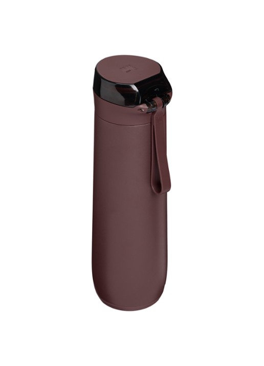Stanley De Flowstate™ Spring waterfles 0,59 liter - achterkant 2 donkerbruin
