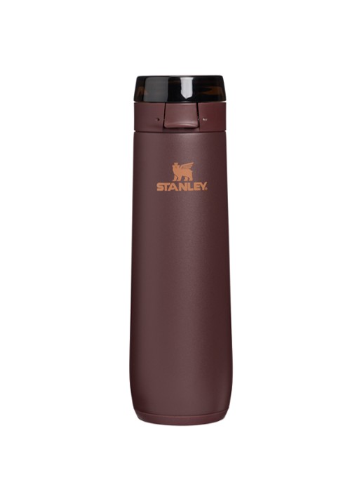 Stanley De Flowstate™ Spring waterfles 0,59 liter - voorkant 3 donkerbruin