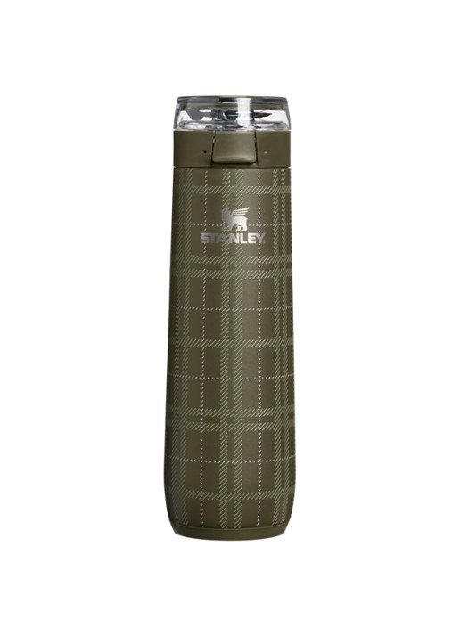 Stanley De Flowstate™ Spring waterfles 0,59 liter - voorkant 2 mosgroen