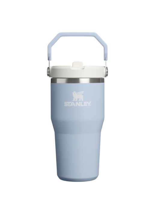 Stanley De IceFlow™ Flip Straw 2.0 waterfles 0,59 liter - voorkant blauw