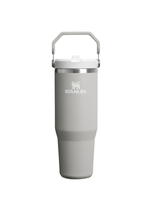 Stanley De IceFlow™ Flip Straw 2.0 waterfles 0,6 liter - voorkant 3 grijs