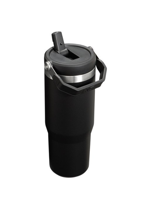 Stanley De IceFlow™ Flip Straw 2.0 waterfles 0,89 liter - achterkant 4 zwart