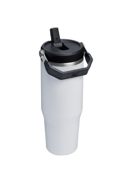 Stanley De IceFlow™ Flip Straw 2.0 waterfles 0,89 liter - achterkant 2 wit