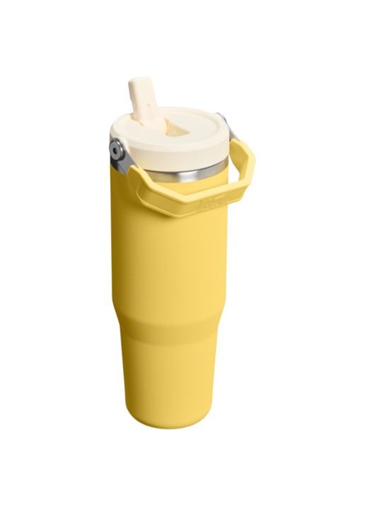 Stanley De IceFlow™ Flip Straw 2.0 waterfles 0,89 liter - achterkant 2 geel