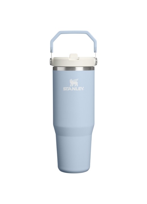 Stanley De IceFlow™ Flip Straw 2.0 waterfles 0,89 liter - voorkant 3 blauw