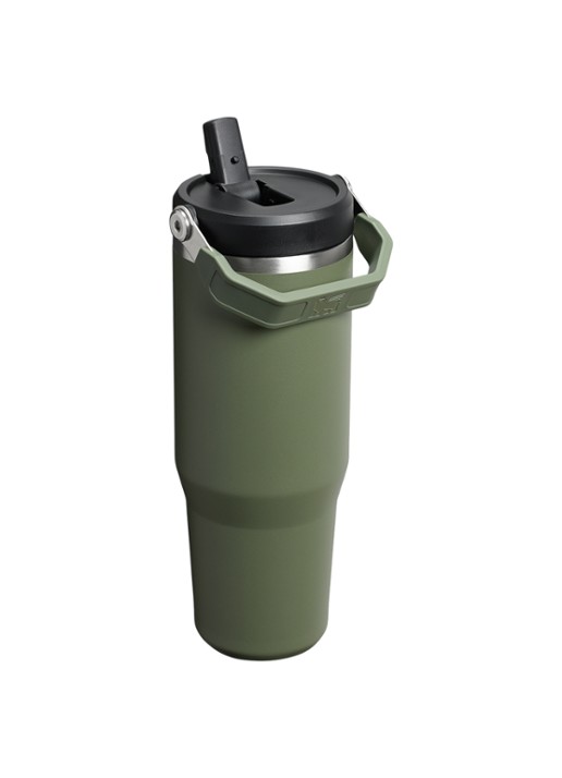 Stanley De IceFlow™ Flip Straw 2.0 waterfles 0,89 liter - achterkant 2 groen