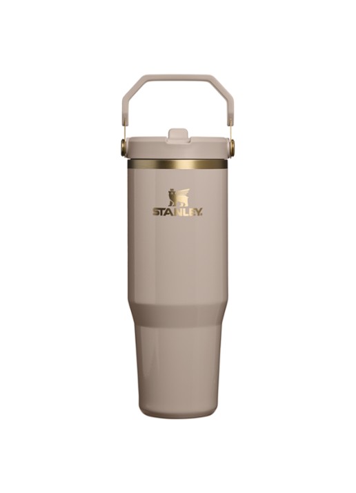 Stanley De IceFlow™ Flip Straw 2.0 waterfles 0,89 liter - voorkant 3 zand