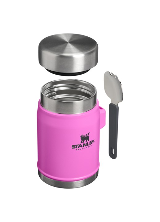 Stanley De Legendary Food Jar + Spork lunchbox 40 cl - detail roze