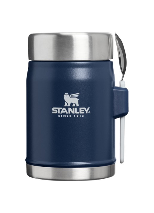 Stanley De Legendary Food Jar + Spork lunchbox 40 cl - voorkant donkerblauw