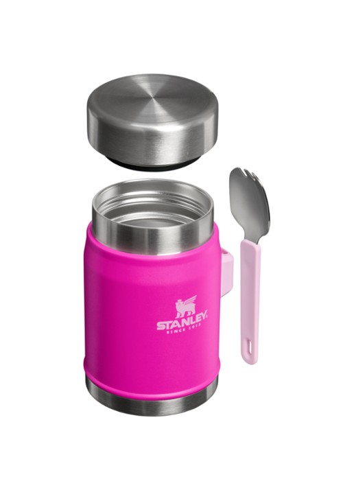 Stanley De Legendary Food Jar + Spork lunchbox 40 cl - detail fuchsia