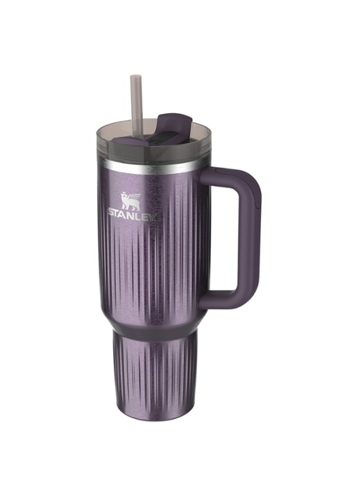 Stanley De Quencher® H2.0 Fluted thermosfles 1,18 liter - voorkant 2 wisteria shine / lila