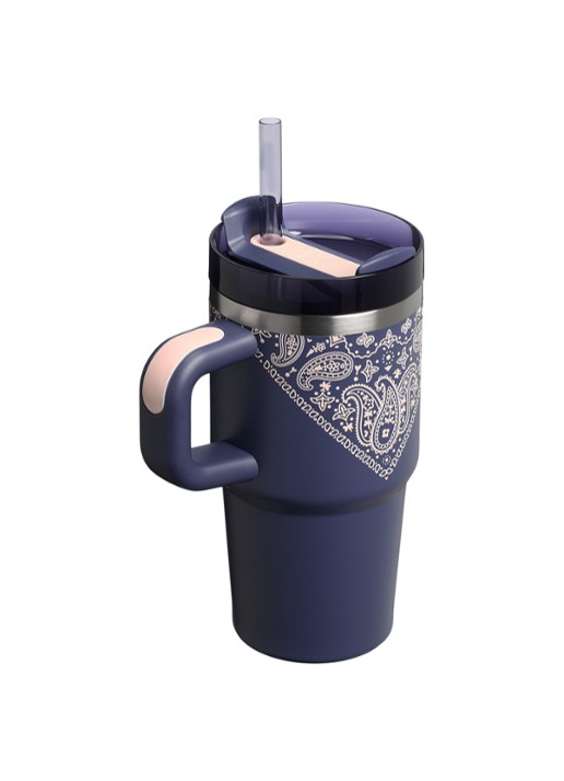 Stanley De Quencher® H2.O FlowState™ thermosfles 0,59 liter - achterkant blauw