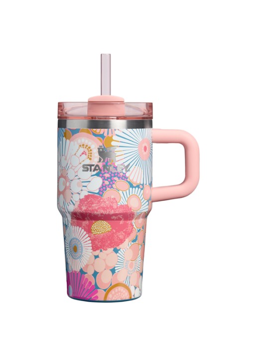 Stanley De Quencher H2.O FlowState™ thermosfles 0,59 liter - voorkant 3 roze