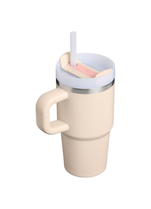 Stanley De Quencher H2.O FlowState™ thermosfles 0,59 liter - achterkant beige