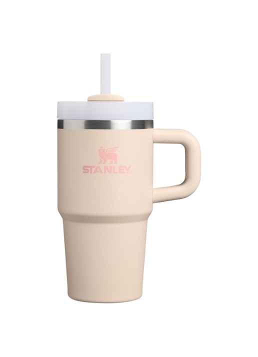 Stanley De Quencher H2.O FlowState™ thermosfles 0,59 liter - voorkant 3 beige