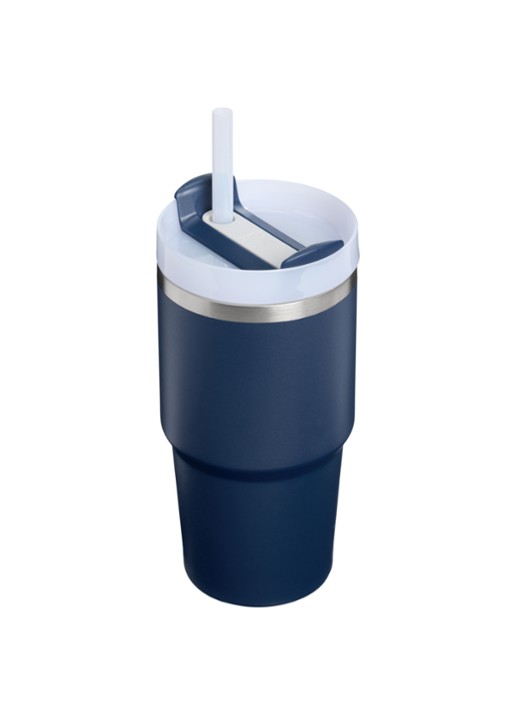 Stanley De Quencher H2.O FlowState™ thermosfles 0,59 liter - achterkant 2 donkerblauw
