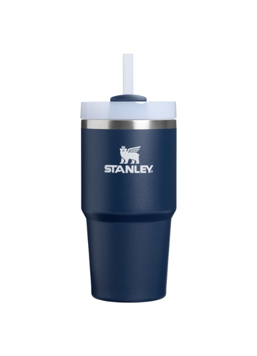 Stanley De Quencher H2.O FlowState™ thermosfles 0,59 liter - voorkant 3 donkerblauw