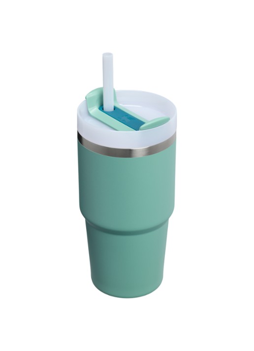 Stanley De Quencher® H2.O FlowState™ thermosfles 0,6 liter - achterkant lichtgroen