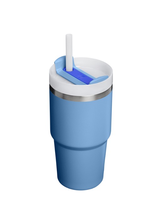 Stanley De Quencher® H2.O FlowState™ thermosfles 0,6 liter - achterkant 2 donkerblauw