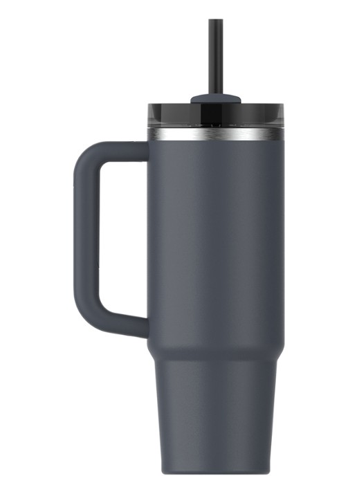 Stanley De Quencher® H2.O FlowState™ thermosfles 0,89 liter - achterkant 4 twilight / donkerblauw