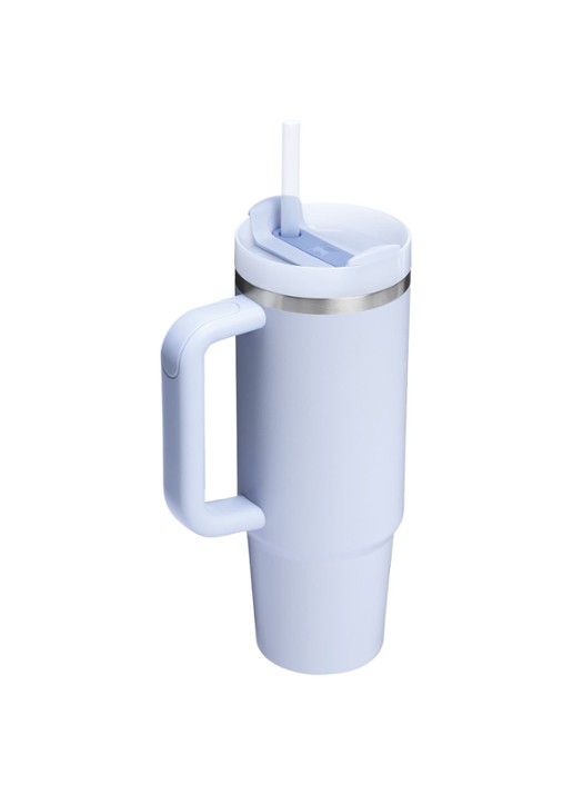Stanley De Quencher® H2.O FlowState™ thermosfles 0,89 liter - voorkant 2 lichtblauw